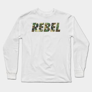 REBEL camo Long Sleeve T-Shirt